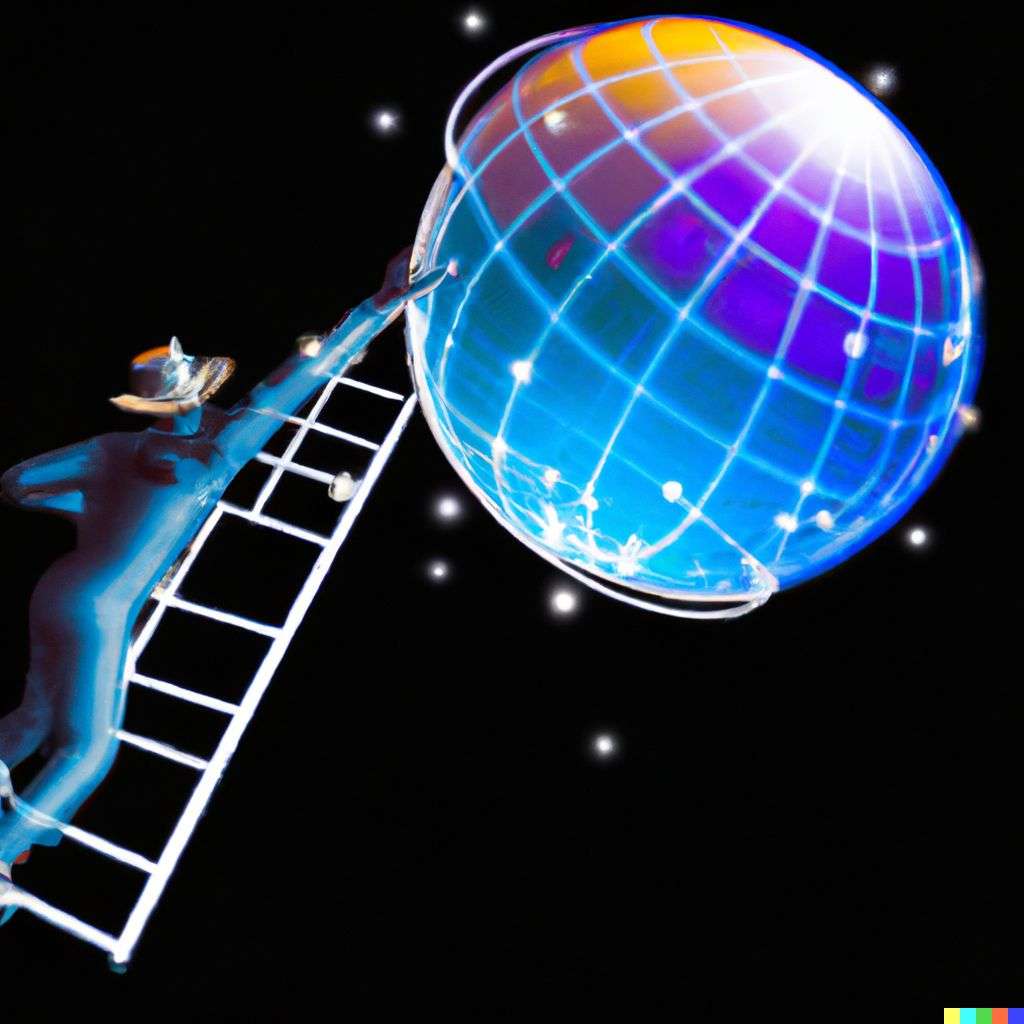 the discovery of gravity, a hologram projection
